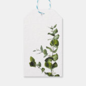 植物のユーカリ上品ギフトタグ ギフトタグ (裏面)