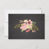 植物のリースの応答カード 出欠カード (裏面)