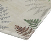 植物のヴィンテージのシダはまな板を去ります カッティングボード (角)