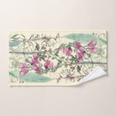 植物のヴィンテージのFoxgloveの花のBathタオルセット バスタオルセット (ハンドタオル)