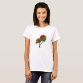 植物の上に2つのキュートなラディバグ Tシャツ (正面フル)