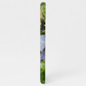 植物の中のアメリカのアリゲーター鮮やか- iPhoneケース (右側)