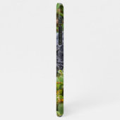 植物の中のアメリカのアリゲーター鮮やか- iPhoneケース (左側)