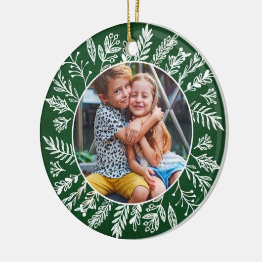 植物の休日の写真のオーナメント セラミックオーナメント (左)