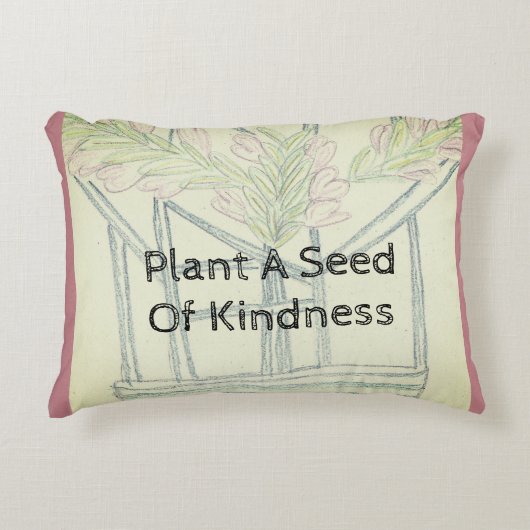 植物の優しさ    アクセントクッション (正面)