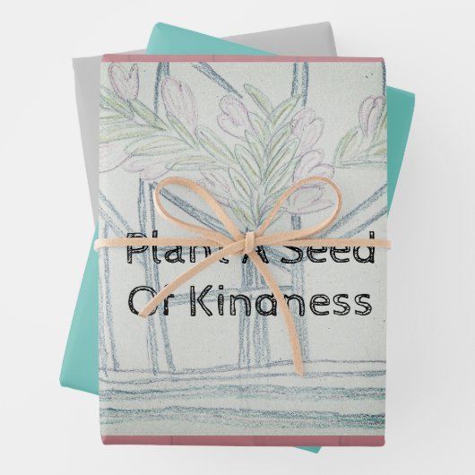 植物の優しさ   ラッピングペーパーシート (インサイチュ)