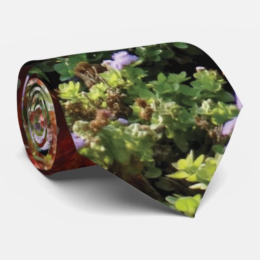 植物の写真のネクタイ ネクタイ (ロール)