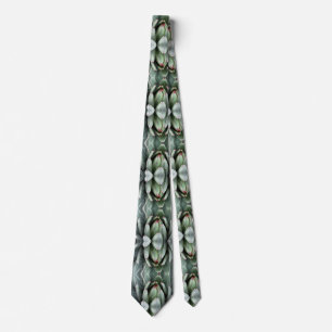 植物の写真のフラクタル(Fractal on Tie) ネクタイ