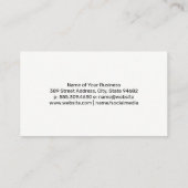 植物の分野 名刺 (裏面)