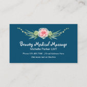 植物の医学マッサージのセラピー 名刺 (正面)