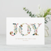 植物の喜びのクリスマス挨拶 シーズンカード (スタンド正面)