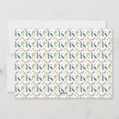 植物の喜びのクリスマス挨拶 シーズンカード (裏面)