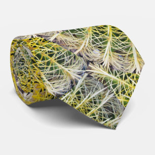 植物の地球のサボテンの植物の写真 ネクタイ