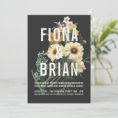 植物の夢の結婚式招待状 招待状 (スタンド正面)