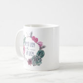 植物の女性は新しい猫の女性です コーヒーマグカップ (正面左)