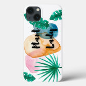 植物の女性 Case-Mate iPhoneケース (裏面)