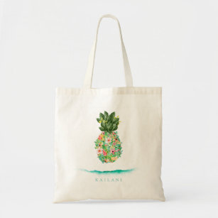 植物の島のパイナップル トートバッグ