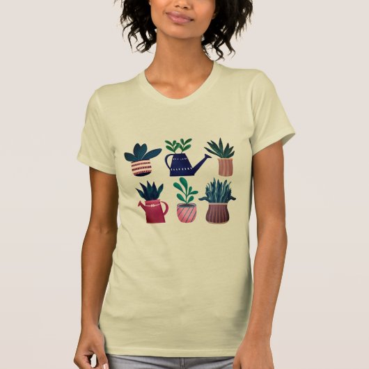 植物の幸せ Tシャツ (正面)
