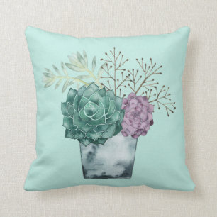 植物の幸福のコレクション のSucculents クッション