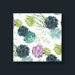 植物の幸福コレクション多肉性パターン5 キャンバスプリント<br><div class="desc">この楽しむ新鮮なクリエイティブは、製品やワラールピースの上にキュートな多肉性のパターンを強化し、世界にあなたに追加のまわりにする。アーティスト： Grace Popp</div>