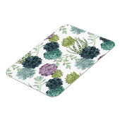 植物の幸福コレクション多肉性パターン マグネット (左側)