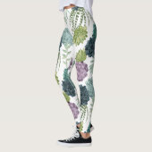 植物の幸福コレクション多肉性パターン レギンス (左)