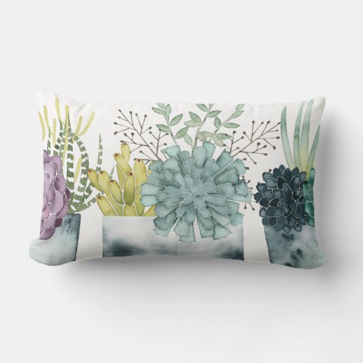 植物の幸福コレクション ランバークッション (正面)