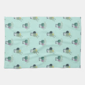 植物の幸福コレクション |多肉類 キッチンタオル (横)