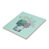 植物の幸福コレクション |多肉類 タイル (側面)