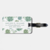 植物の幸福|の水気が多いパターン ラゲッジタグ (裏面横)