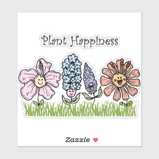 植物の幸福 シール (シート)