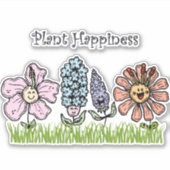 植物の幸福 シール (正面)