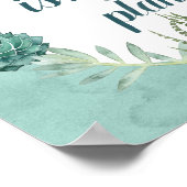 植物の幸福 |ハパインズ買は植物 ポスター (角)