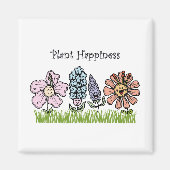 植物の幸福 マグネット (正面)