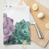 植物の幸福 |収穫愛を育てる キッチンタオル (四つ折り)