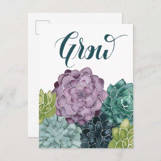 植物の幸福 |収穫愛を育てる ポストカード (正面/裏面)