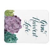 植物の幸福 |収穫愛を育てる マグネット (横)