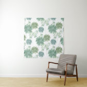 植物の幸福 |多肉性パターン タペストリー (インサイチュ(横))