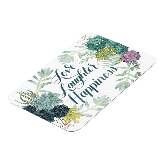 植物の幸福 愛の笑いの幸せ マグネット (左側)