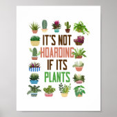 植物の庭それが植物もしを保持していない ポスター (正面)