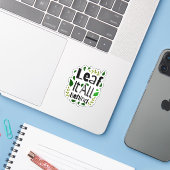 植物の引用ステッカー シール (ノートパソコンとiPhone)