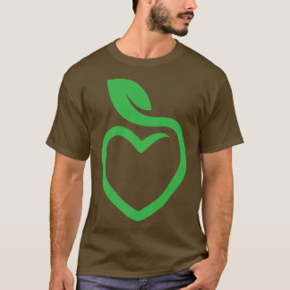 植物の心拍おもしろいベジタリアン世界ビーガン日G Tシャツ