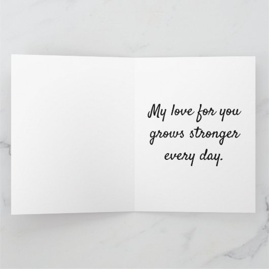 植物の恋人のバレンタイン、私の小さなことにアロエ言う カード (内部)