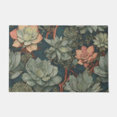 植物の恋人の多肉植物のパターン ドアマット (正面)