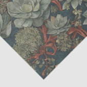 植物の恋人の多肉植物のパターン 薄葉紙 (詳細)