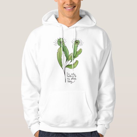 植物の恋人プン内向的なおもしろい庭師 パーカ (正面)