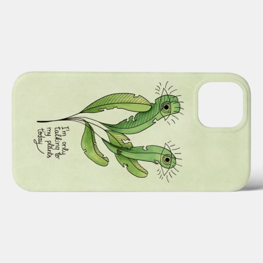 植物の恋人プン内向的なおもしろい庭師 Case-Mate iPhoneケース (裏面 (横))