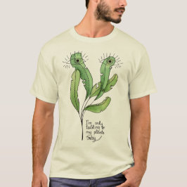 植物の恋人プン内向的なおもしろい庭師 Tシャツ