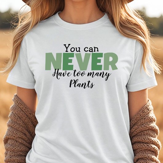 植物の愛好家が多すぎることはない トライブレンドTシャツ
