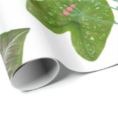 植物の愛好家のためのカラジウムパターン ラッピングペーパー (ロールコーナー)